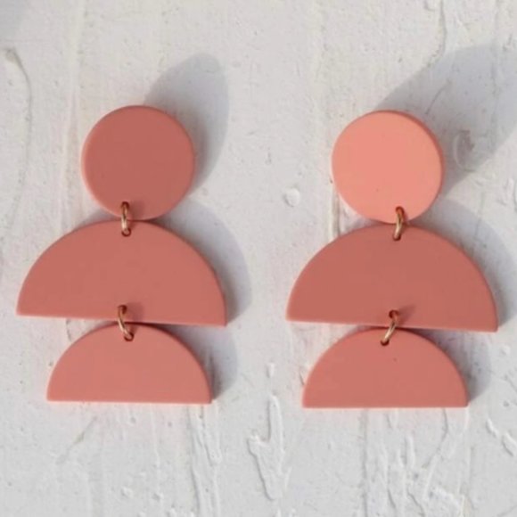 Jewelry - ✨ FREE Geo Geometric Hanging Drop Earrings